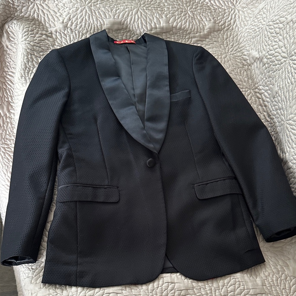 Kids Black Formal Coat and Vest